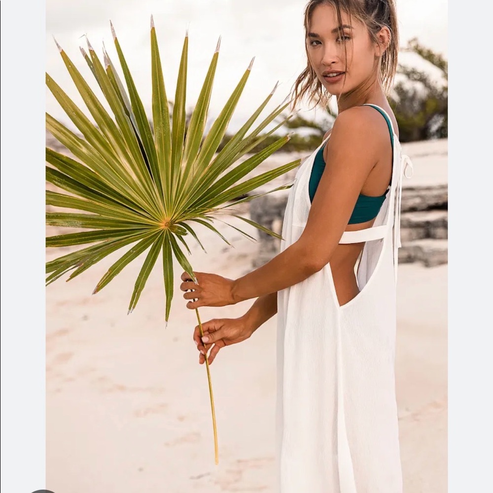 LULUS-Gulf Breeze White Cover-Up XS NWT
